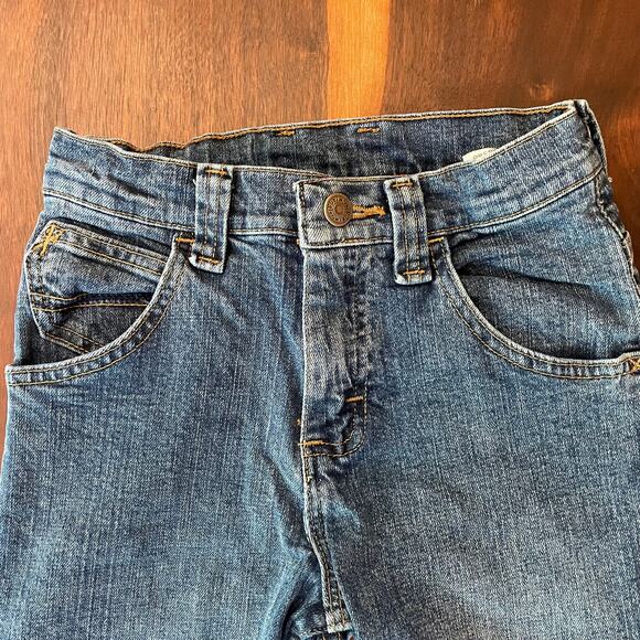 Girls Jeans Wrangler Adjustable Waist Size 10 Slim EUC - Picture 4 of 8